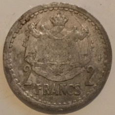Moneda Monaco - 2 Francs 1943