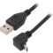 Cablu USB 2.0 A la Micro B Unghi Aurit