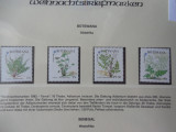 Botswana-Flora-serie completa nestampilate MNH, Nestampilat