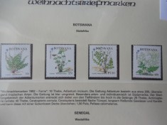 Botswana-Flora-serie completa nestampilate MNH foto