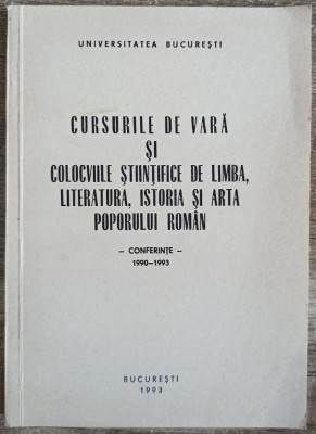 Cursurile de vara colocviile de limba, literatura, istoria, arta poporului roman foto