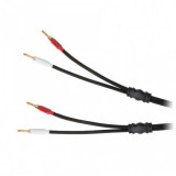 Set 2 buc cablu audio difuzor banana 3m, KM0334, Oem