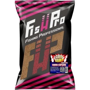 Nada FISH PRO Carp Bombo, Squid Capsuni, 1kg foto
