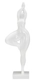 Mauro Ferretti Statueta Femeie Yoga cm 16X9X45,8 | Aosom Romania
