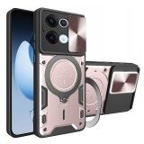 Husa Oppo Reno13 Techsuit CamGuard Pro, roz auriu