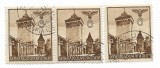 Polonia - Guvernamantul General - Cladiri, 1940 - obliterate