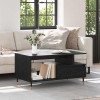 VidaXL Masă de cafea Stejar negru 90 x 49 x 45 cm Lemn compozit 882707