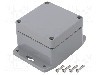Carcasa ABS, 80mmx82mmx55mm, IP67, GAINTA - G366MF-IP67