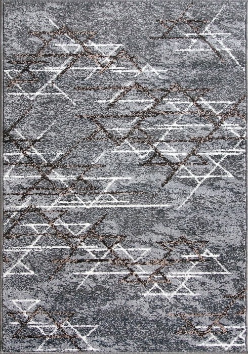 Covor Modern, Mira 24032, Gri , Dreptunghiular, Diverse Dimensiuni - 60x110
