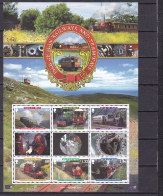 Man 2010 locomotive MI bl.73 MNH foto