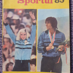 Almanahul Sportul 85, 1985, 208 pagini, stare f buna