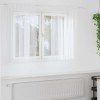 Perdele cu perdele 2 pcs Alb Poliester