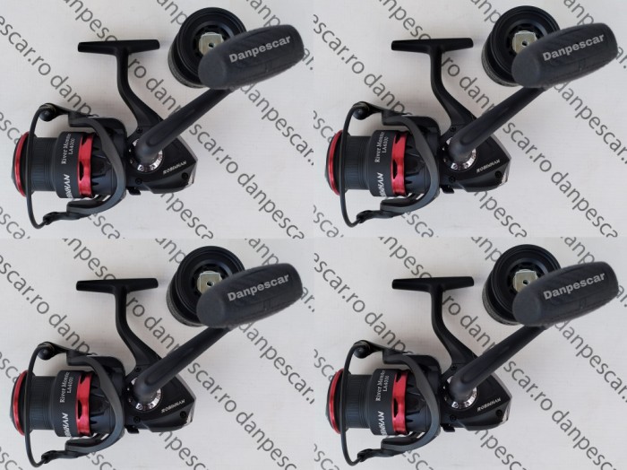 SET 4 Mulinete Feeder ROBINHAN RIVER MONSTER LA4000 tambur Long Cast