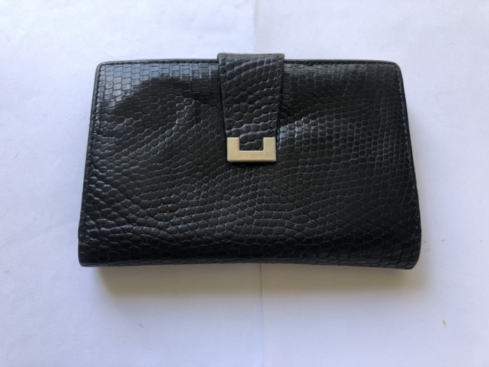 PORTOFEL DAMA IMITATIE PIELE DE SARPE 13 x 8 cm