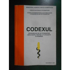 Codexul produselor de uz fitosanitar omologate pentru a fi utilizate in Romania