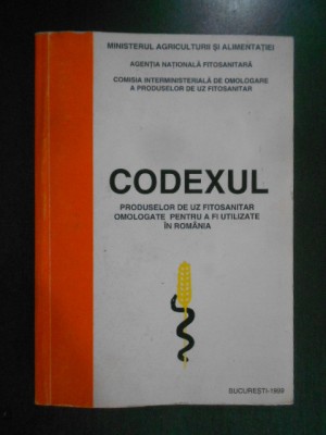 Codexul produselor de uz fitosanitar omologate pentru a fi utilizate in Romania foto