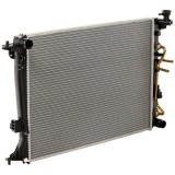 Radiator Hyundai Genesis/Coupe 08-, motor: 2.0 T, 635x490x16, OEM/OES (Doowon), Aluminiu/ Plastic brazat, 253102M500; 25310-2M540