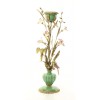 Sfesnic floare cu pasarica din portelan cu bronz BB-48, Decorative