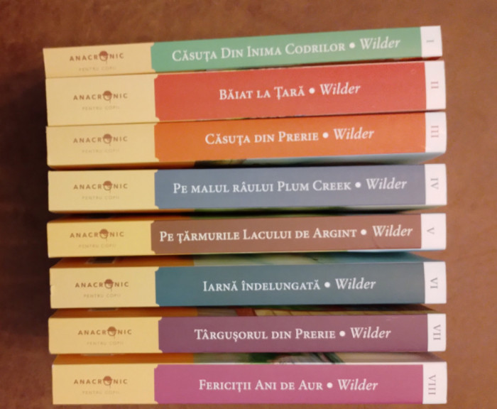 Laura Ingalls Wilder - Seria Casuta din prerie, 8 volume