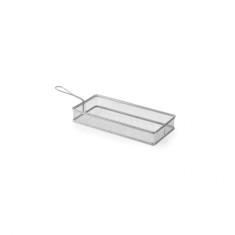 Cos servire tip mini-fry, pentru servire cartofi prajiti si aperitive, inox, 275x130x(H)45 mm, Hendi foto
