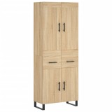 Cumpara ieftin Dulap inalt, stejar sonoma, 69,5x34x180 cm, lemn compozit