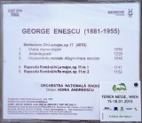 CD Audio - George Enescu (Sigilat/Stare impecabilă)