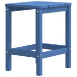 Cumpara ieftin Masa Adirondack de gradina ,albastru aqua, 38x38x46 cm, HDPE