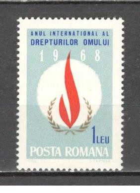 Romania.1968 Anul international al drepturilor omului DR.185 foto