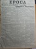 Ziarul Epoca, 18 Noiembrie 1899 ; Alegerea presedintilor Camerelor
