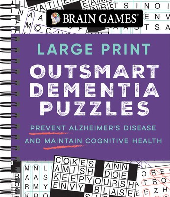 Brain Games - Large Print Outsmart Dementia Puzzles: Prevent Alzheimer&amp;#039;s Disease and Maintain Cognitive Health foto
