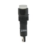 Indicator semnalizare industrial LED alb 220V &Oslash; 8mm Breckner Germany