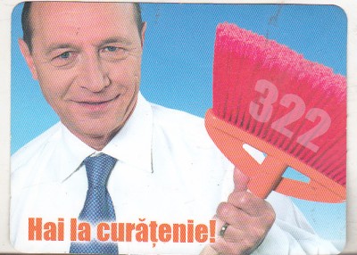bnk cld Calendar de buzunar 2008 Traian Basescu foto