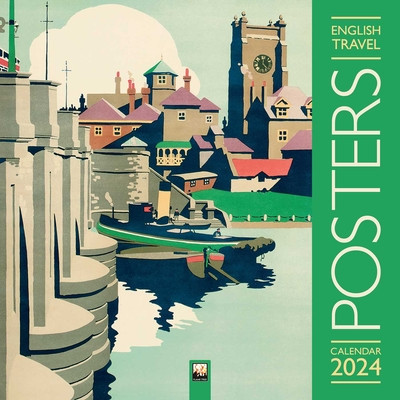 English Travel Posters Wall Calendar 2024 (Art Calendar) foto