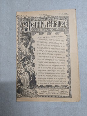 Neamul Rom&amp;acirc;nesc nr. 71/15.06.1908 - N. Iorga foto
