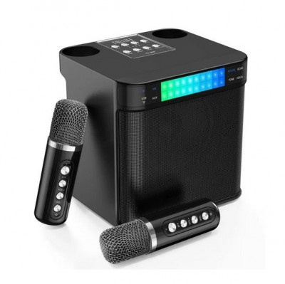 Boxa Bluetooth cu Doua Microfoane, Slot de Card TF, Mufa Usb si Aux HL-223 foto