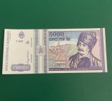 Bancnota 5000 lei mai 1993 necirculată