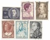Grecia - Regi si regine greci - 1956, valori obliterate, Stampilat