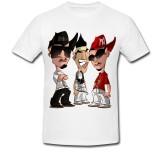 Tricou &quot; Hip hop caricature &quot;