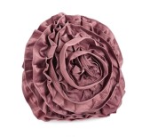 Cumpara ieftin Perna decorativa catifea mov Flower &Oslash;40x8 cm