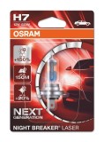 Bec auto H7 12V 55W Px26d Osram NightBreaker Laser +150% mai multa lumina , culoare temperatura 3750K; 64210NL Kft Auto, OSRAM&reg;