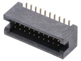 Conector soclu tată 20 pini, SMT, pas 1,27 mm