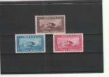 ROMANIA 1928 LP 80 C. RAIU FILIGRAN VERTICAL SERIE MNH NESTAMPILATA