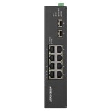 Switch 8 porturi Gigabit PoE, 2 porturi uplink SFP - HIKVISION DS-3T0510HP-E-HS