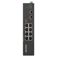 Switch 8 porturi Gigabit PoE, 2 porturi uplink SFP - HIKVISION DS-3T0510HP-E-HS