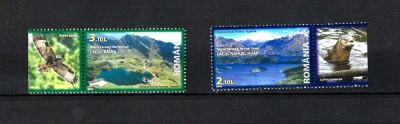 ROMANIA 2010-LACURI MONTANE,EM. COM. ROMANIA-ARGENTINA, VINIETA 2-LP 1876e foto