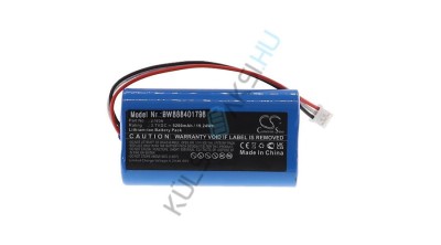 Baterie radio VHBW DAB de &amp;icirc;nlocuire pentru Albrecht 27856 - 5200 mAh 3,7 V Li-Ion foto