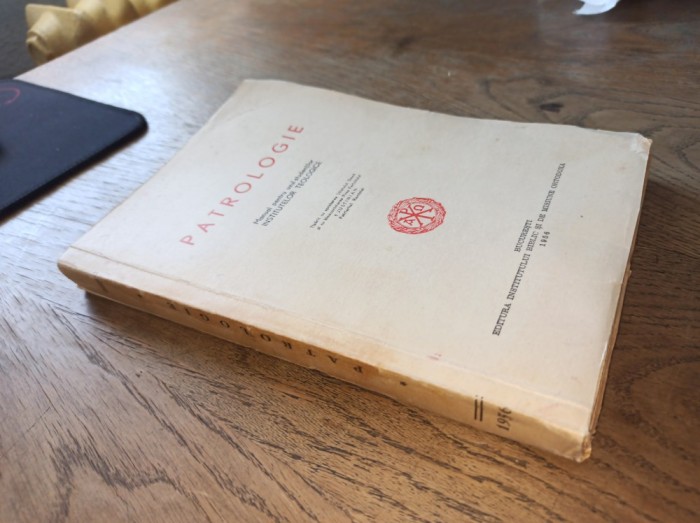 PATROLOGIE , MANUAL PENTRU UZUL STUDENTILOR , 1956