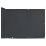 Cumpara ieftin Paravan de balcon, antracit, 300x90 cm, PVC