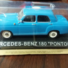 Macheta MERCEDES BENZ 180 PONTON 1953 - DeAgostini Masini de Legenda, 1/43.