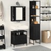 Set mobilier baie - Stejar negru, lemn prelucrat